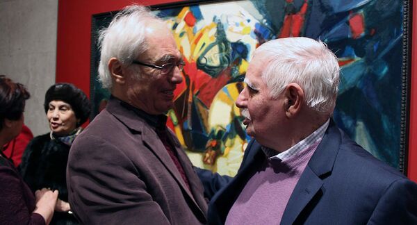 Тигран Мансурян и Роберт Элибекян Тигран Мансурян и Роберт Элибекян - Sputnik Արմենիա