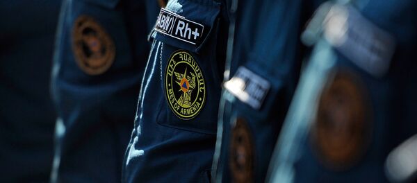 Открытие армяно-российского центра гуманитарного реагирования Открытие армяно-российского центра гуманитарного реагирования - Sputnik Армения