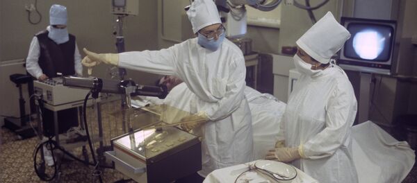 Ангиографический кабинет НИИ туберкулеза - Sputnik Армения