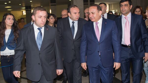 Карен Авагян, Овик Абраамян  и  Левон Мкртчян  - Sputnik Արմենիա