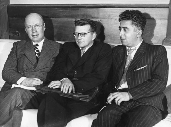 Сергей Прокофьев, Дмитрий Шостакович и Арам Хачатурян - Sputnik Армения