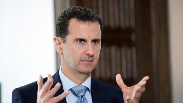 Интервью президента Сирии Башар Асад гендиректору МИА Россия сегодня Дмитрию Киселеву - Sputnik Արմենիա