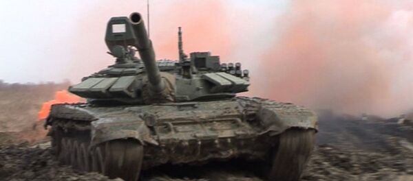 Окружной этап учений Танковый биатлон-2016 Окружной этап учений Танковый биатлон-2016 - Sputnik Армения