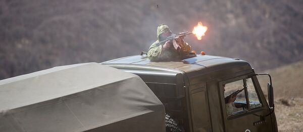 Учения российских войск в армянских горах - Sputnik Армения