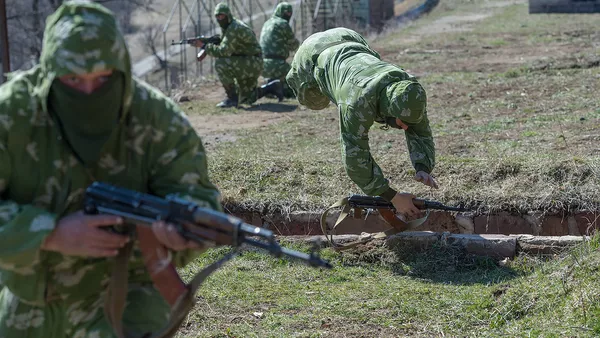 Учения российских войск в армянских горах