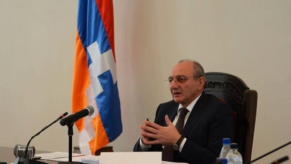 Президент НКР Бако Саакян - Sputnik Արմենիա