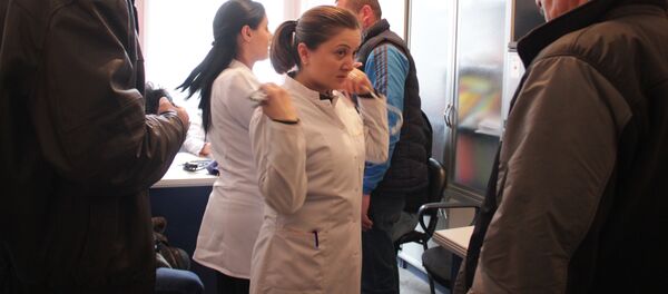 Очередь на сдачу крови в Центре гематологии им. Йоляна - Sputnik Армения