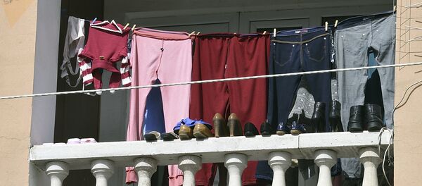Развешанное белье - Sputnik Армения