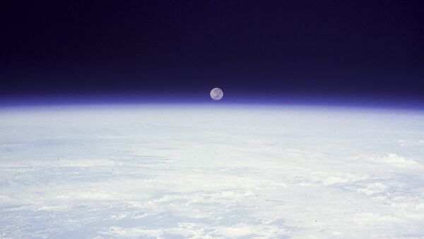 Восход Луны над планетой Земля - Sputnik Արմենիա