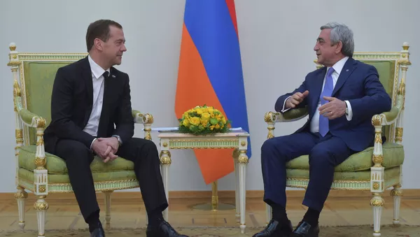 Официальный визит премьер-министра РФ Д. Медведева в Армению - Sputnik Армения