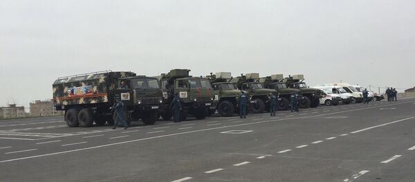 МЧС Армении отправил гуманитарную помощь в Карабах МЧС Армении отправил гуманитарную помощь в Карабах - Sputnik Արմենիա