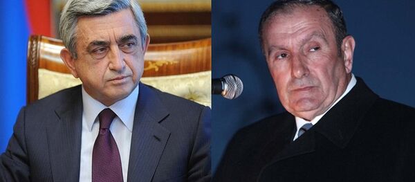 Серж Саргсян и Левон Тер-Петросян Серж Саргсян и Левон Тер-Петросян - Sputnik Армения