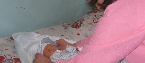 Новорожденный Тигран, которого назвали в честь Тиграна Абгаряна из Гюмри, погибшего в Джабраиле Новорожденный Тигран, которого назвали в честь Тиграна Абгаряна из Гюмри, погибшего в Джабраиле - Sputnik Արմենիա