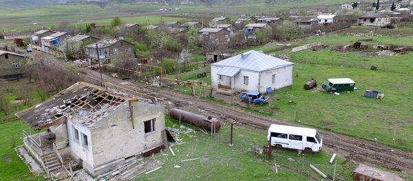 Мартакерт после обстрелов. Нагорный Карабах Мартакерт после обстрелов. Нагорный Карабах - Sputnik Армения