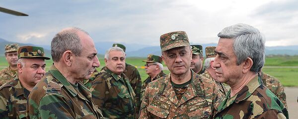 Визит президента Армении Сержа Саргсяна в НКР Визит президента Армении Сержа Саргсяна в НКР - Sputnik Армения