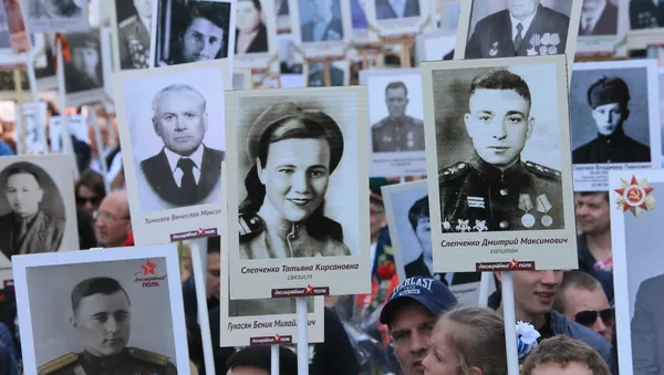 Акция Бессмертный полк в регионах России - Sputnik Армения