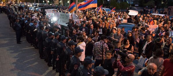 Ցույց` Սերգեյ Լավրովի այցի նախաշեմին - Sputnik Армения