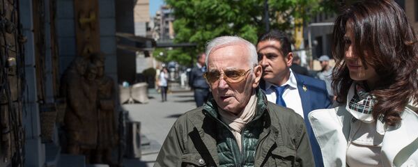 Шарль Азнавур в Ереване  - Sputnik Արմենիա