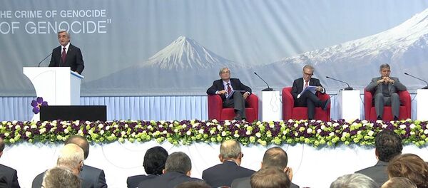 ՍԵՐԺ ՍԱՐԳՍՅԱՆԻ ԵԼՈՒՅԹԸ ԳԼՈԲԱԼ ՖՈՐՈՒՄԻ ԺԱՄԱՆԱԿ ՍԵՐԺ ՍԱՐԳՍՅԱՆԻ ԵԼՈՒՅԹԸ ԳԼՈԲԱԼ ՖՈՐՈՒՄԻ ԺԱՄԱՆԱԿ - Sputnik Արմենիա