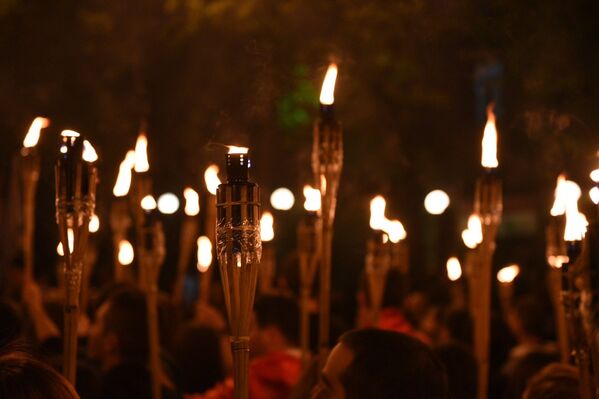 Факельное шествие в Ереване - Sputnik Армения