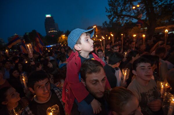 Факельное шествие в Ереване - Sputnik Армения