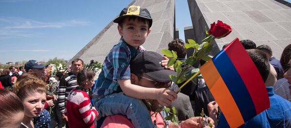 Цицернакаберд. 101 годовщина Геноцида армян Цицернакаберд. 101 годовщина Геноцида армян - Sputnik Армения