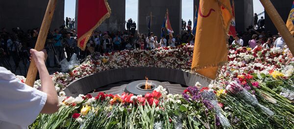 Цицернакаберд. 101 годовщина Геноцида армян - Sputnik Армения