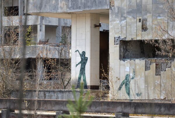 Подъезд в эвакуированном после аварии на ЧАЭС городе Припять в Чернобыльской Зоне Отчуждения. - Sputnik Армения