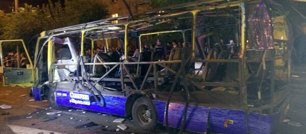 Взрыв автобуса в Ереване Взрыв автобуса в Ереване - Sputnik Արմենիա