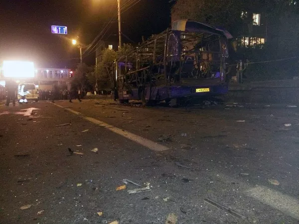 Взрыв автобуса в Ереване - Sputnik Армения