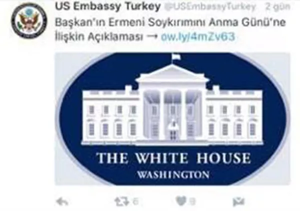 Посольство США в Турции использовало термин Геноцид Посольство США в Турции использовало термин Геноцид - Sputnik Армения