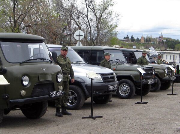Российские пограничники в Гюмри Российские пограничники в Гюмри - Sputnik Արմենիա