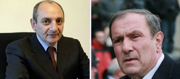 Левон Тер-Петросян встретился с президентом НКР Бако Саакяном - Sputnik Армения