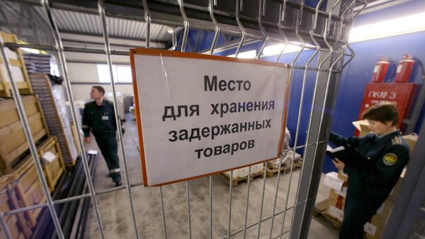 Работа таможенного поста Багратионовский в Калининградской области - Sputnik Արմենիա