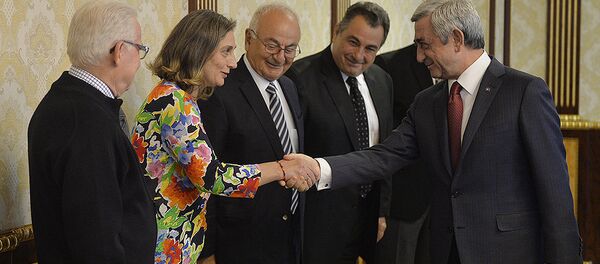 Аргентинские армяне на приеме у президента - Sputnik Армения