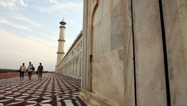 Тадж-Махал — мавзолей-мечеть, находящийся в Агре, Индия - Sputnik Արմենիա