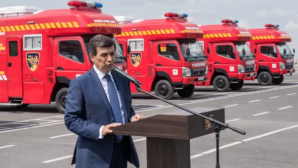 Глава МЧС Армении Армен Ерицян - Sputnik Армения
