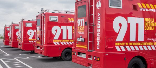 Мобильные машины МЧС Армении Мобильные машины МЧС Армении - Sputnik Արմենիա