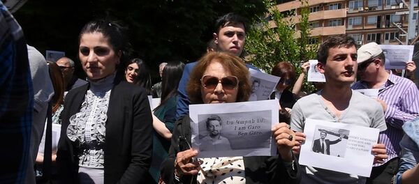 Ես Կարոն եմ երթի մասնակիցներն աջակցում են Կարո Փայլանին Ես Կարոն եմ երթի մասնակիցներն աջակցում են Կարո Փայլանին - Sputnik Արմենիա