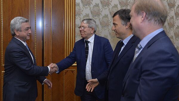 Встреча президента Сержа Саргсяна с содокладчиками ПАСЕ - Sputnik Армения