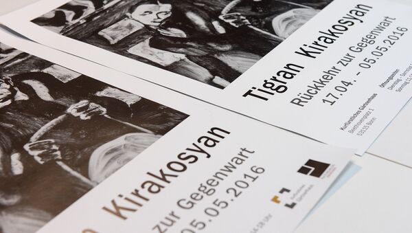 Брошюра выставки Тиграна Киракосяна, посвященная Геноциду армян - Sputnik Արմենիա