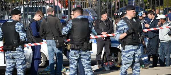 Массовая драка на Хованском кладбище в Москве Массовая драка на Хованском кладбище в Москве - Sputnik Армения