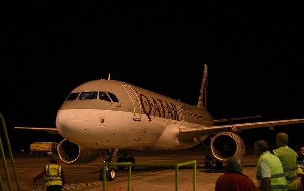 Первый рейс авиакомпнии Qatar из ереванского аэропорта Звартноц - Sputnik Армения