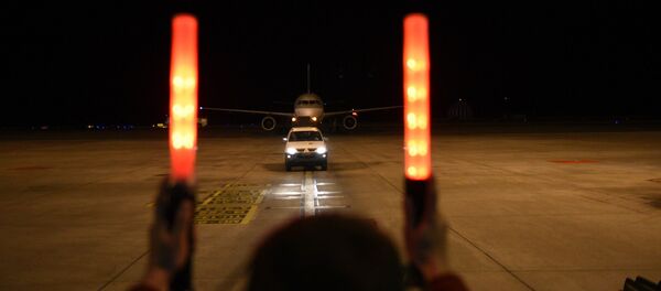 Первый рейс авиакомпнии Qatar из ереванского аэропорта Звартноц Первый рейс авиакомпнии Qatar из ереванского аэропорта Звартноц - Sputnik Армения