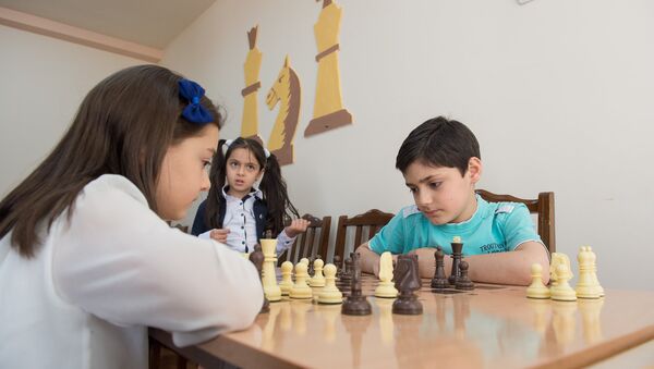 Открытие шахматной школы в Шенгавите. Ереван - Sputnik Армения