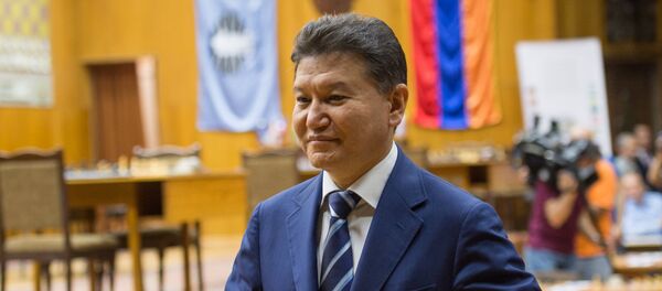 Президент ФИДЕ Кирсан Илюмжинов присутствовал на церемонии открытия чемпионата мира по шахматам среди глухих в Ереване Президент ФИДЕ Кирсан Илюмжинов присутствовал на церемонии открытия чемпионата мира по шахматам среди глухих в Ереване - Sputnik Արմենիա