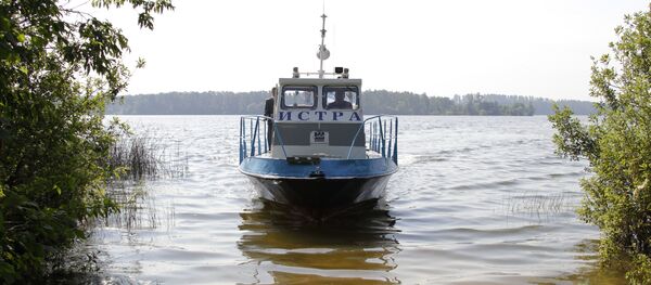 Патрульный катер Истринского водохранилища Патрульный катер Истринского водохранилища - Sputnik Армения