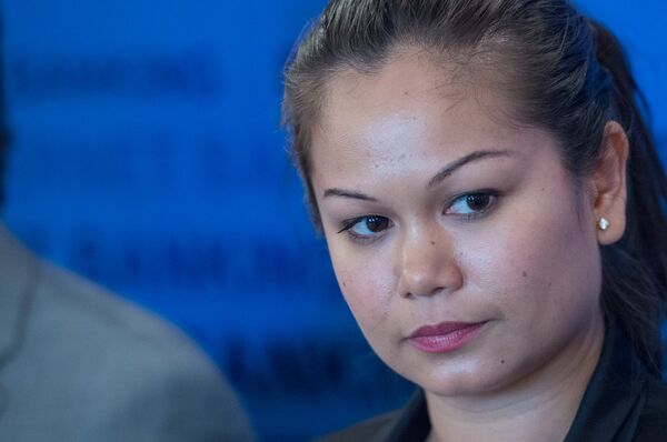 Арианна Каоили, супруга шахматиста Левона Ароняна Арианна Каоили, супруга шахматиста Левона Ароняна - Sputnik Արմենիա