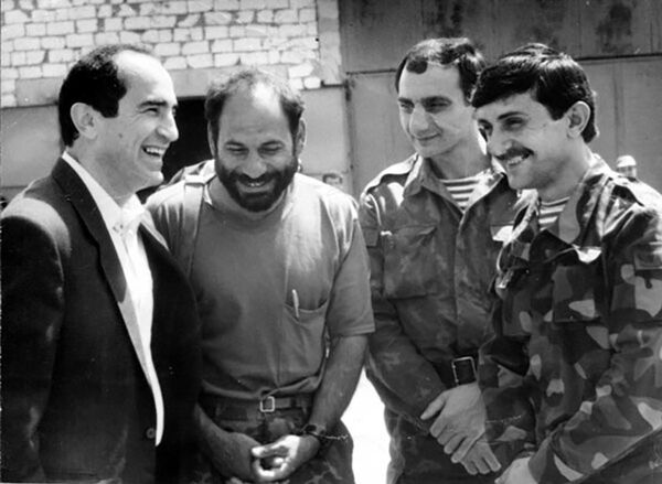 Роберт Кочарян, Монте Мелконян, Бако Саакян и Самвел Бабаян - Sputnik Արմենիա