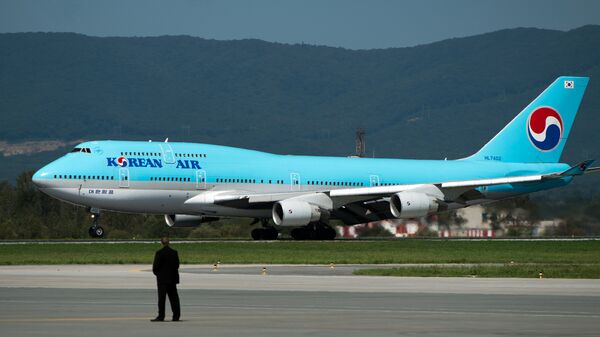 Самолет национальной авиакомпании Южной Кореи Korean Air (6 сентября 2012). Владивосток - Sputnik Армения